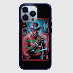 Чехол iPhone 13 Pro Кибер Фредди Крюгер в Неоновом городе