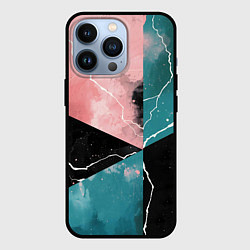 Чехол для iPhone 13 Pro Абстракция звёдного неба и молнии, цвет: 3D-черный