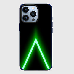 Чехол для iPhone 13 Pro Color neon green, цвет: 3D-тёмно-синий