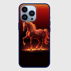 Чехол iPhone 13 Pro Узор с конем огнем