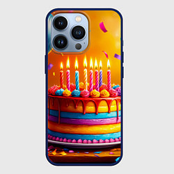 Чехол iPhone 13 Pro Радуга праздничного торта