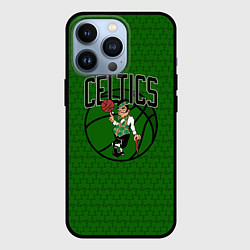 Чехол для iPhone 13 Pro NBA Celtics, цвет: 3D-черный