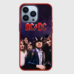 Чехол для iPhone 13 Pro AC/DC, цвет: 3D-красный
