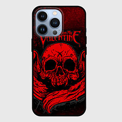 Чехол для iPhone 13 Pro BFMV: Red Skull, цвет: 3D-черный