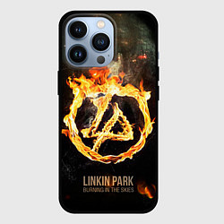 Чехол для iPhone 13 Pro Linkin Park: Burning the skies, цвет: 3D-черный