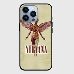 Чехол для iPhone 13 Pro Nirvana Angel, цвет: 3D-черный