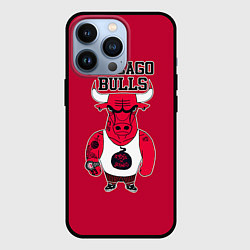 Чехол для iPhone 13 Pro Chicago bulls, цвет: 3D-черный