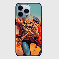 Чехол для iPhone 13 Pro Iron Maiden: Crash arrow, цвет: 3D-тёмно-синий