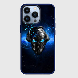 Чехол для iPhone 13 Pro Pirate Station: Blue Space, цвет: 3D-тёмно-синий