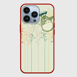 Чехол для iPhone 13 Pro Тоторо, цвет: 3D-красный