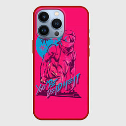 Чехол для iPhone 13 Pro You're dead meat, цвет: 3D-красный