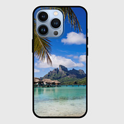Чехол для iPhone 13 Pro Бора-Бора, цвет: 3D-черный