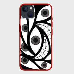 Чехол для iPhone 14 Plus Alchemist Eyes, цвет: 3D-красный