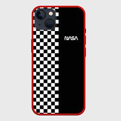 Чехол для iPhone 14 Plus NASA, цвет: 3D-красный