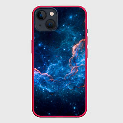 Чехол для iPhone 14 Plus Туманность, цвет: 3D-малиновый