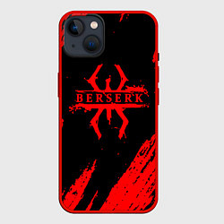 Чехол для iPhone 14 Plus Берсерк - Berserk, цвет: 3D-красный
