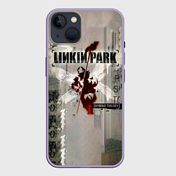 Чехол для iPhone 14 Plus Hybrid Theory Live Around The World - Linkin Park, цвет: 3D-серый