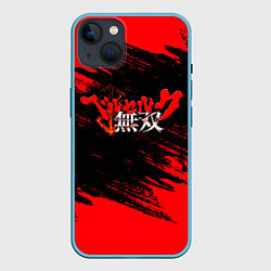 Чехол для iPhone 14 Plus BERSERK БЕРСЕРК ЛОГОТИП, цвет: 3D-голубой