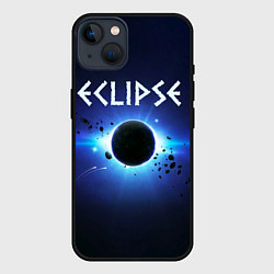 Чехол для iPhone 14 Plus Лунное затмение, цвет: 3D-черный