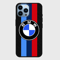 Чехол для iPhone 14 Pro Max BMW SPORT, цвет: 3D-черный
