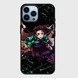 Чехол для iPhone 14 Pro Max KIMETSU NO YAIBA, цвет: 3D-черный