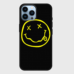 Чехол для iPhone 14 Pro Max NIRVANA на спине, цвет: 3D-черный