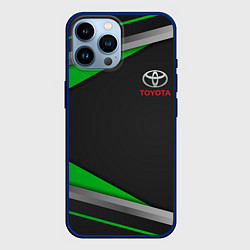 Чехол для iPhone 14 Pro Max TOYOTA, цвет: 3D-тёмно-синий