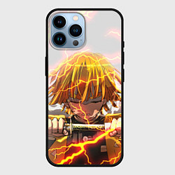 Чехол для iPhone 14 Pro Max KIMETSU NO YAIBA, цвет: 3D-черный