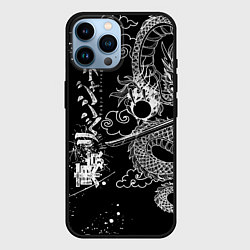 Чехол для iPhone 14 Pro Max ТОКИЙСКИЕ МСТИТЕЛИ TOKYO REVENGERS ДРАКОН, цвет: 3D-черный