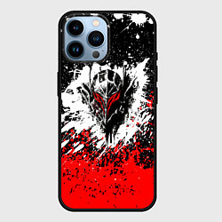 Чехол для iPhone 14 Pro Max Берсерк: Брызги красок, цвет: 3D-черный