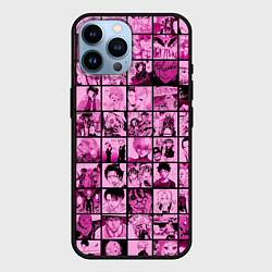 Чехол для iPhone 14 Pro Max Anime soul manga, цвет: 3D-черный
