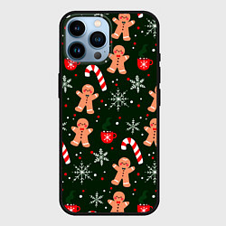 Чехол для iPhone 14 Pro Max НОВЫЙ ГОД 2022 АТМОСФЕРА, цвет: 3D-черный