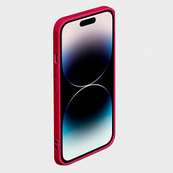 Чехол для iPhone 14 Pro Max JOJOS BIZARRE ADVENTURE ЛИЦО ГЕРОЯ, цвет: 3D-малиновый — фото 2