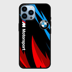 Чехол для iPhone 14 Pro Max BMW Логотип Узор, цвет: 3D-черный
