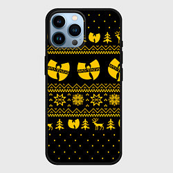 Чехол для iPhone 14 Pro Max НОВОГОДНИЙ СВИТЕР WU TANG CLAN, цвет: 3D-черный