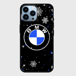 Чехол для iPhone 14 Pro Max НОВОГОДНИЙ БМВ НОВЫЙ ГОД BMW, цвет: 3D-черный