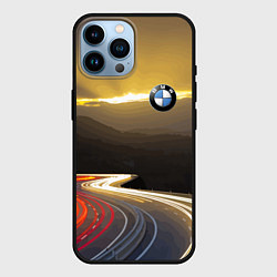 Чехол для iPhone 14 Pro Max BMW Night route, цвет: 3D-черный