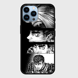 Чехол для iPhone 14 Pro Max Гатс в манге Берсерк, цвет: 3D-черный