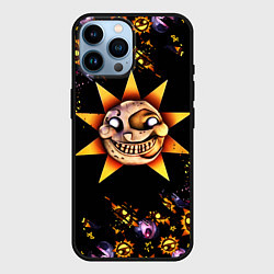 Чехол для iPhone 14 Pro Max Five Nights at Freddys: Security Breach Солнце пат, цвет: 3D-черный