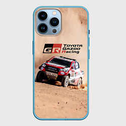 Чехол для iPhone 14 Pro Max Toyota Gazoo Racing Desert Rally, цвет: 3D-голубой