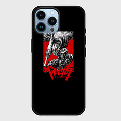 Чехол для iPhone 14 Pro Max Берсерк Гатс Постер, цвет: 3D-черный