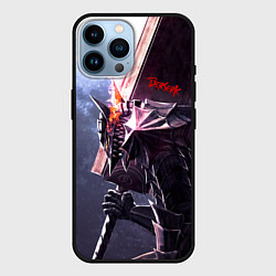 Чехол для iPhone 14 Pro Max Берсерк С Мечечём На Плече, цвет: 3D-черный
