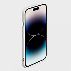 Чехол для iPhone 14 Pro Max Bart Simpson in space - neural network, цвет: 3D-белый — фото 2