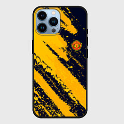 Чехол для iPhone 14 Pro Max Manchester United FC ФК Манчестер Юнайтед, цвет: 3D-черный