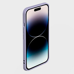 Чехол для iPhone 14 Pro Max Абстрактный лисенок с золотистой шёрсткой, цвет: 3D-светло-сиреневый — фото 2