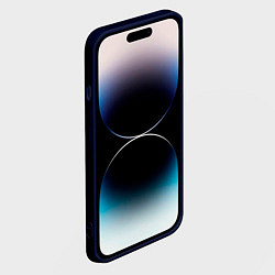 Чехол для iPhone 14 Pro Max Real madrid белые краски текстура, цвет: 3D-тёмно-синий — фото 2