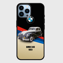 Чехол для iPhone 14 Pro Max Винтажный автомобиль BMW 340, цвет: 3D-черный