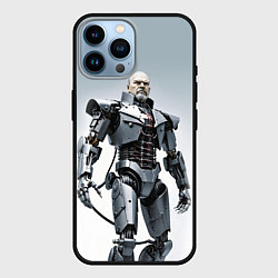 Чехол для iPhone 14 Pro Max Cyber Lenin - ai art, цвет: 3D-черный