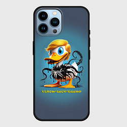 Чехол для iPhone 14 Pro Max Веном-утёнок-Трамп коллаба, цвет: 3D-черный