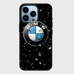 Чехол для iPhone 14 Pro BMW под Дождём, цвет: 3D-черный